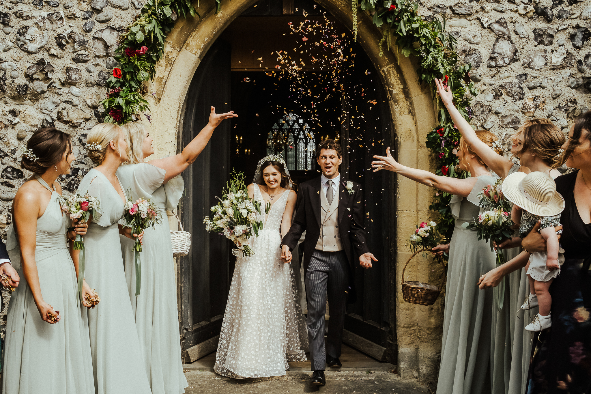 Stylish At-Home Wedding in the Kent Countryside